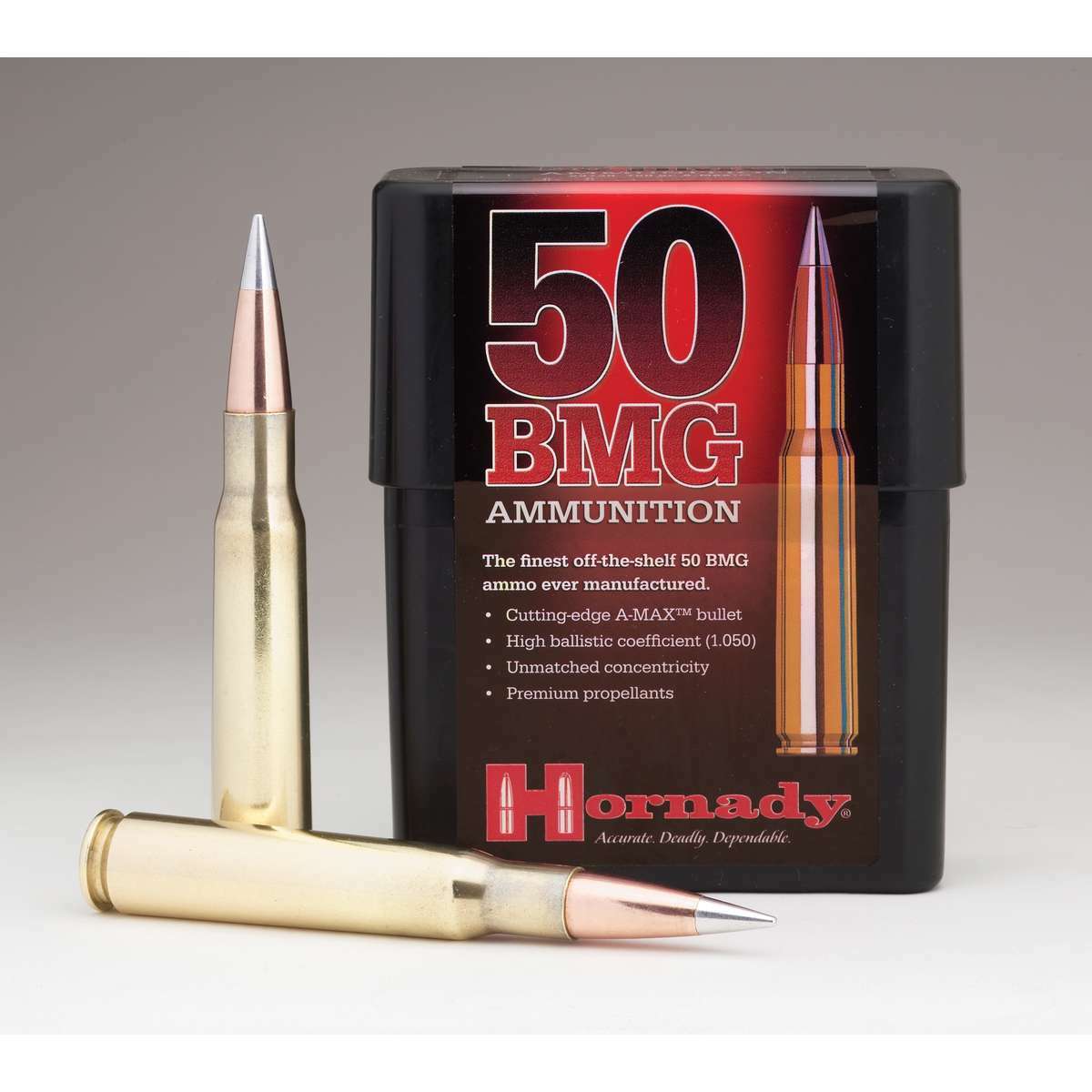 HORNADY 50 BMG 750GR AMAX (10PK) - Hornady