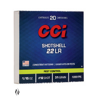 CCI SHOTSHELL 22LR 20 PK
