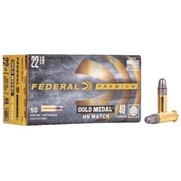 FEDERAL 22LR 40GR SOLID HV GOLD MEDAL 1200FPS