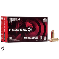 FEDERAL 38 SUPER 115GR HP AMERICAN EAGLE