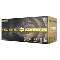 Federal Varmint & Predator 22 WMR 30gr Speer TNT 2200 FPS
