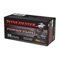Winchester Power Point 22LR 40gr HP Copper Plated (50PK)