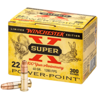 Winchester Super X Bulk 100th Anniversary 22LR 40gr PP LHP (300pk)