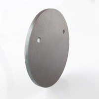 Black Carbon 350mm Round Gong 12mm - BISALLOY®500 Target