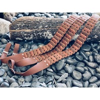 Handmade 60mm Genuine Leather Gun Sling Brown