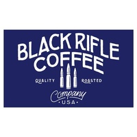 Black Rifle Bullet Logo Sticker - 6" x 4"
