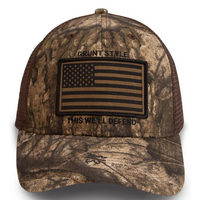 GRUNT STYLE Realtree APX Flag Stretch Fit Hat 