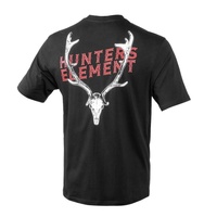 Hunters Element Fallow Skull Tee Black Sz2XL