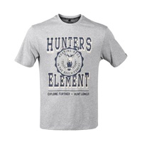 Hunters Element Roaring Reds Tee Grey Marle SzXL