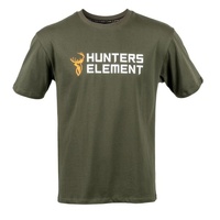 Hunters Element Block Tee Forest Green 2XL