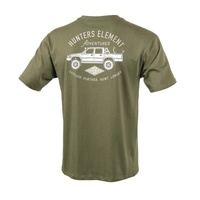 Hunters Element Lux Tee Khaki Size Medium