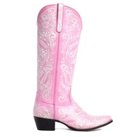 MYRA Valentina Trail Hand-tooled Boots in Pink PRE-ORDER TODAY