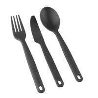 Sea to Summit Camp Cutlery Set Charcoal - 3PC