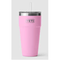 YETI Rambler 26 oz Straw Cup Power Pink   