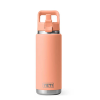 YETI Rambler 26oz Bottle Straw Lowcountry Peach