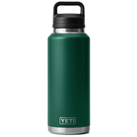 YETI  Rambler 46 oz Bottle Chug Black Forest Green