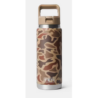 YETI Rambler 26 oz Straw Bottle Wetlands Camo