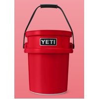 YETI LoadOut Bucket Rescue Red 1 left 