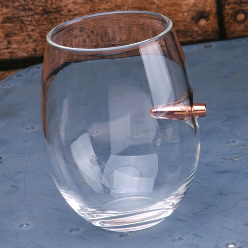 Bullet Wine Glass .308 (Stemless) 