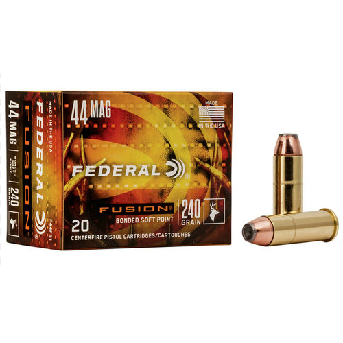 Federal Fusion 44 Rem Mag 240gr