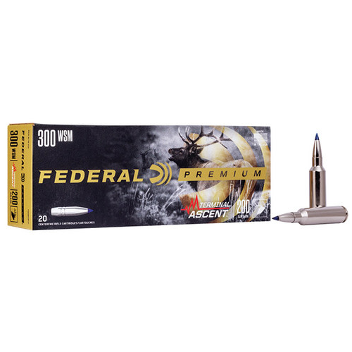 Federal Premium 300 Winchester Short Magnum 200grTerminal Ascent
