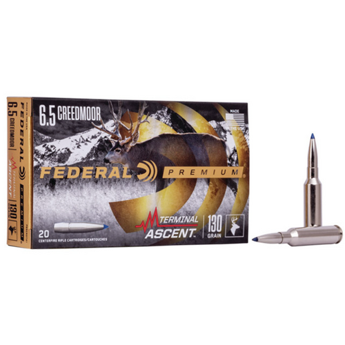 Federal Premium 6.5 Creedmoor 130gr Terminal Ascent