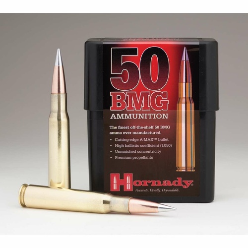 HORNADY 50 BMG 750GR AMAX (10PK)