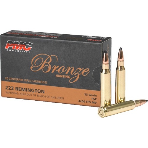 PMC .223REM 55gr SP Bronze