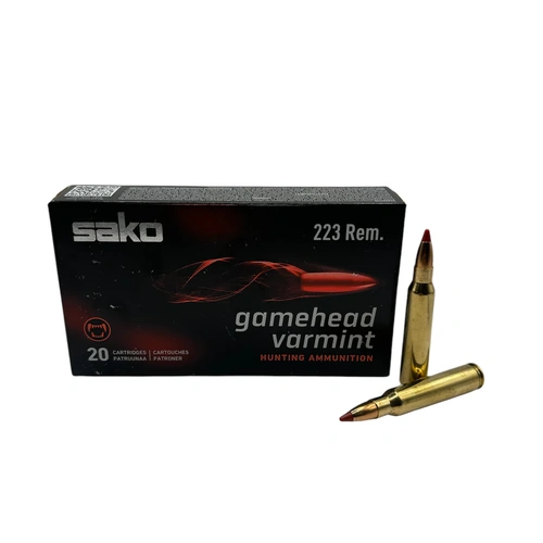 SAKO 223 Rem 53gr Gamehead Varmint RX HP 20pk