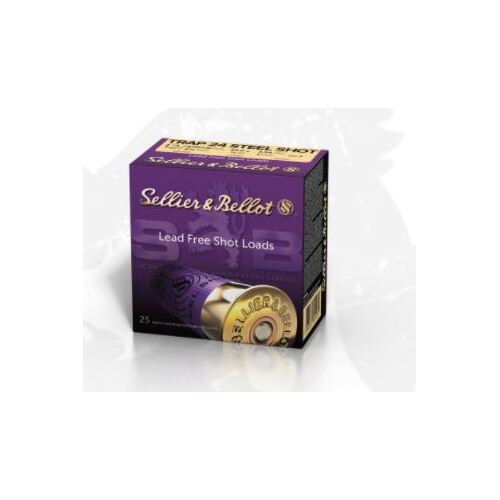 S&B 12G Trap 24g Steel Shot #6