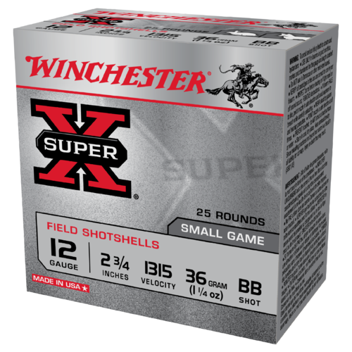 Winchester Super X 12G BB 2-3/4" 36gm (25PK)