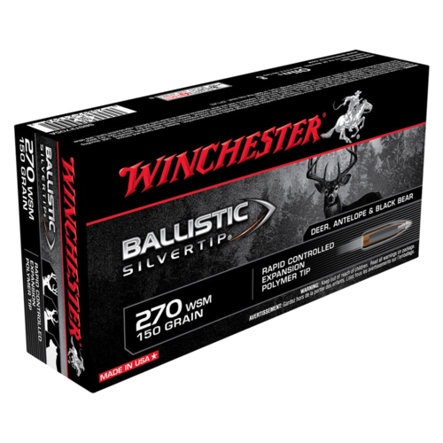 Winchester Ballistic Silvertip 270WSM 150gr PT (20PK)