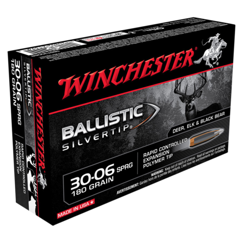 Winchester Ballistic Silvertip 30-06Sprg 180gr PT (20PK)