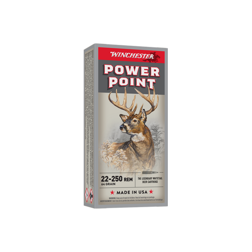 Winchester Power Point 22-250Rem 64gr