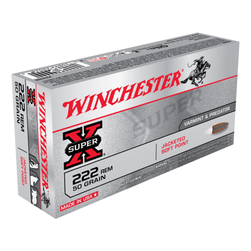 Winchester Super X 222REM 50gr PSP (20PK)