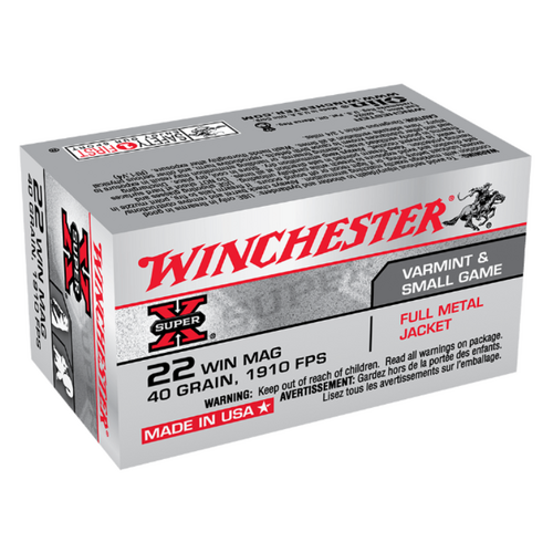 Winchester Super X 22WMR 40gr FMJ