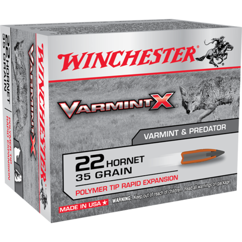 Winchester Varmint X .22 Hornet 35gr PT (20PK)