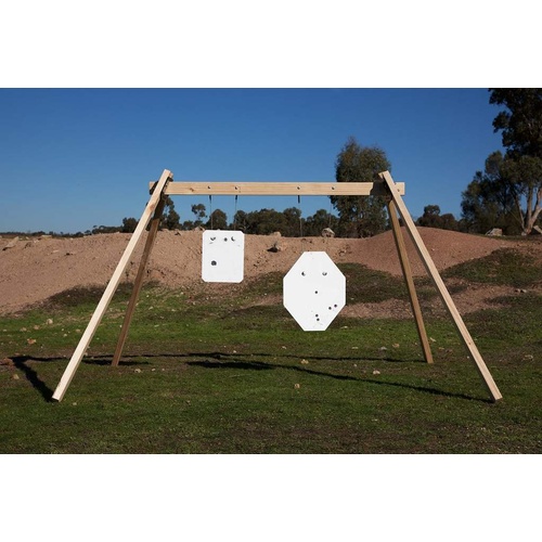 Black Carbon T-Plate Target Stand Kit Bisalloy 500