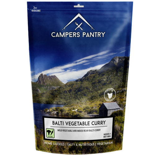 Campers Pantry Balti Vegetable Curry Single serve 80g