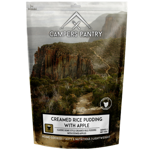 Campers Pantry Creamed Rice Pudding with Apple Single serve 50g
