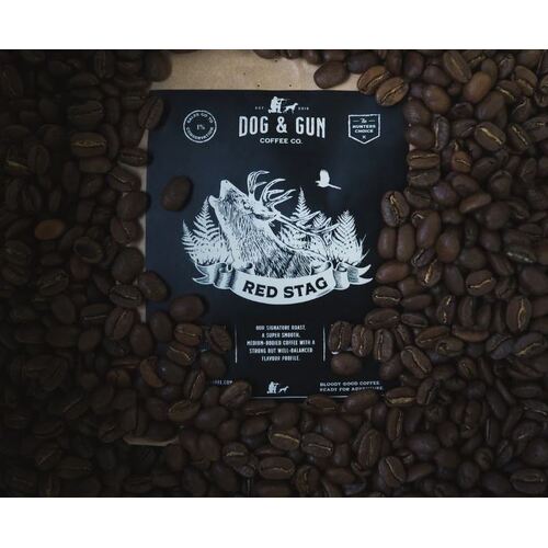 Dog and Gun Red Stag - Smooth / Savoury / MediumRoast Whole Bean / 225g
