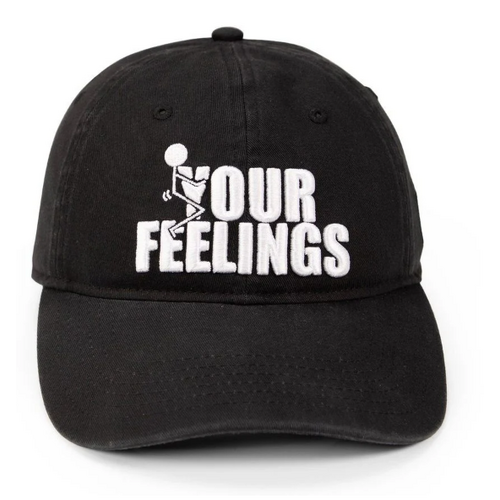 GRUNT STYLE F*CK Your Feelings Dad Hat Black 
