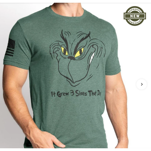 Grunt Style Grinch Grows Heather Green SzM