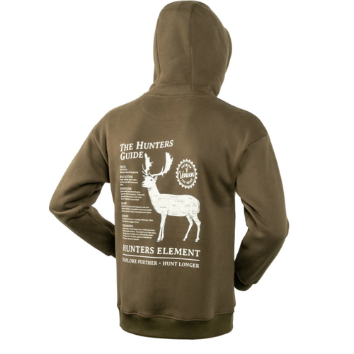 Hunters Element Hunters Guide Hoodie Khaki SzS