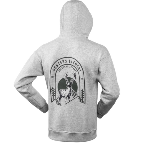 Hunters Element  Outdoors Hoodie Grey Marle SzS