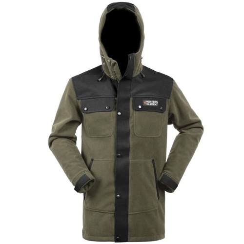 Hunters Element Bush Coat Full Zip Forest Green Sz M