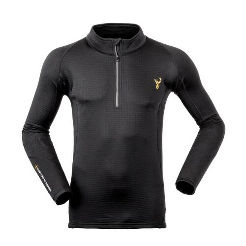 Core+ LS Zip Black Sz S