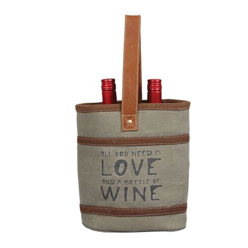 Wine & Love Double Wine Bag
