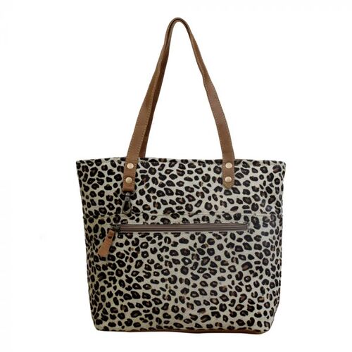 Magnetic Leather & Hairon Bag