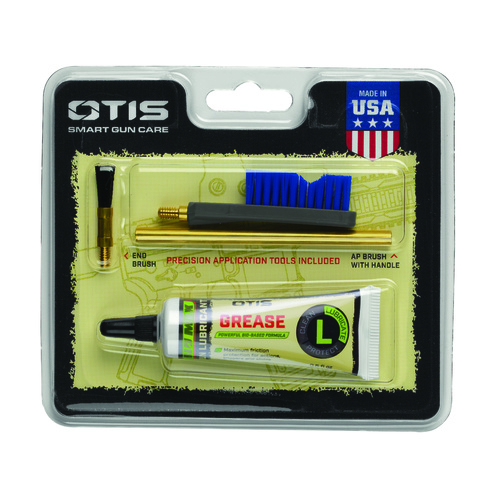 OTIS Firearm Grease with Short AP Brush End Brush and Rod